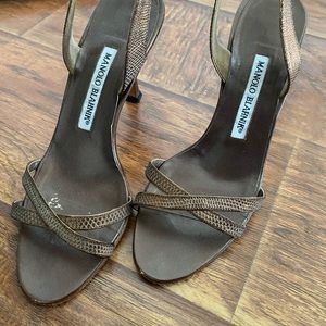 Manolo Blahnik strappy heels